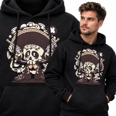 BLUZA Z KAPTUREM ANIMOWANA  MARIACHI GUNNER